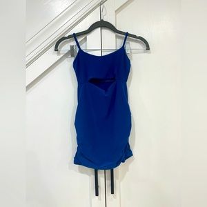 Never worn, royal blue skin tight dress, size 7/8, from Cheryl Creations kids.